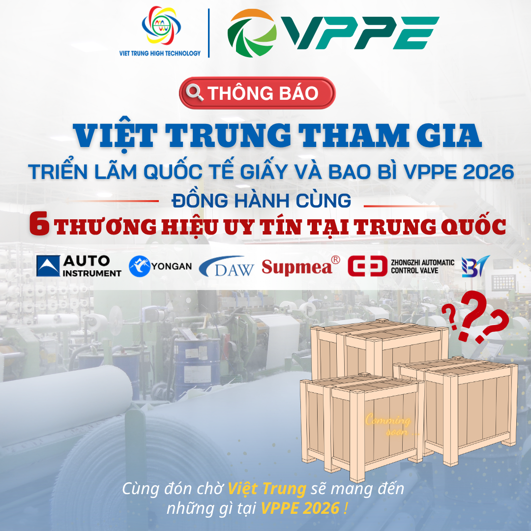 VIỆT TRUNG THAM GIA TRIỂN LÃM VPPE 2026